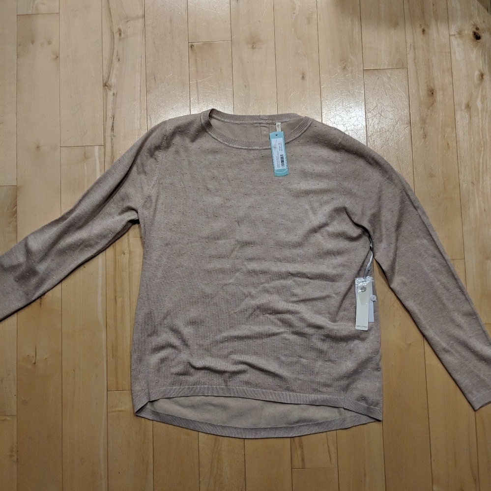 Teeberry and Weave Kaydin Dot Stitch Pullover (XL)